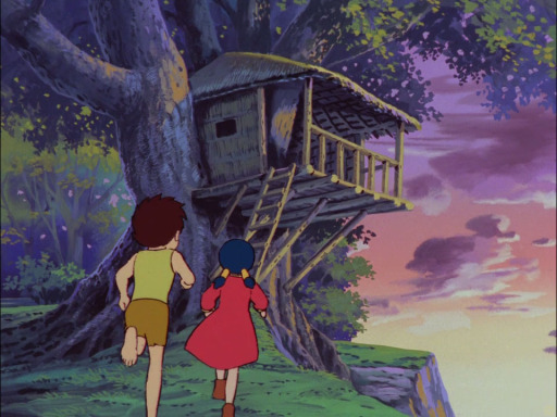 Future Boy Conan 16 treehouse